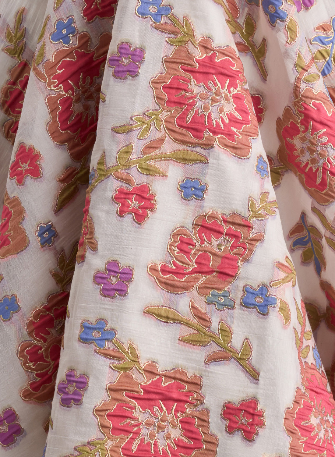 Grace Kelly Rosy Embroidered Vintage Inspired Dress