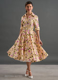 'Way Out West' Honey Blossom 50s Style Swing Dress