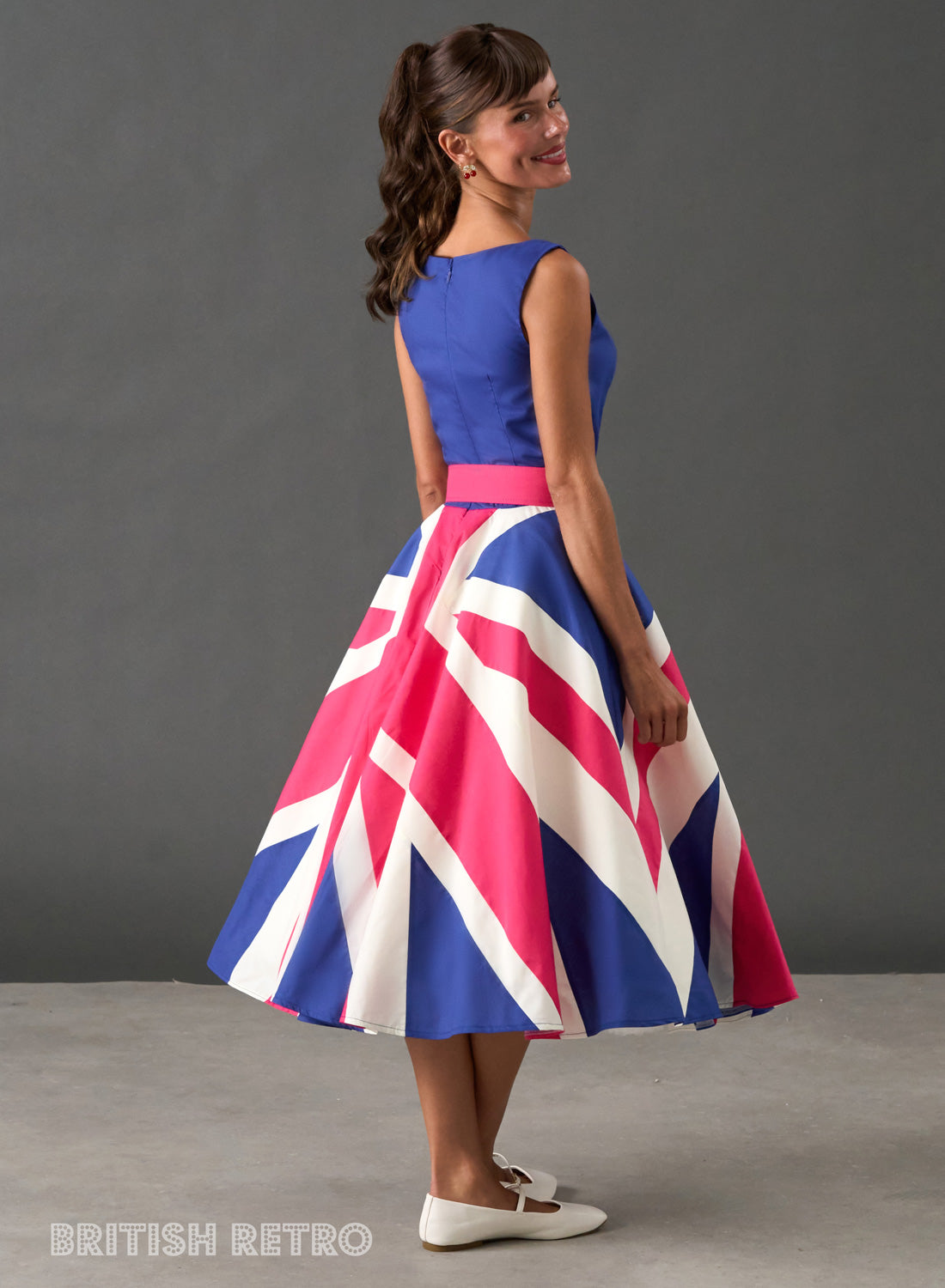 The Bright British Retro Dress
