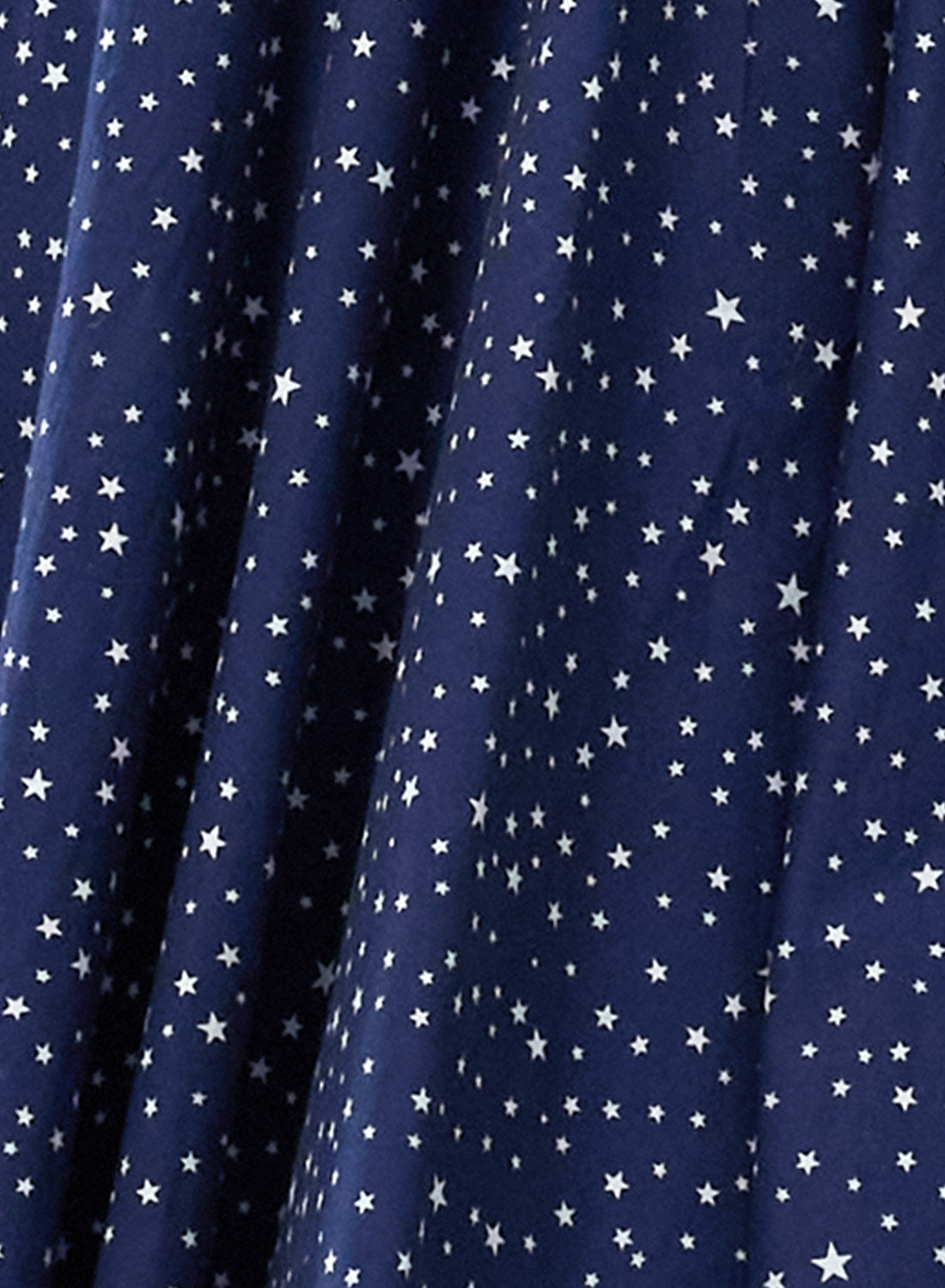 'Way Out West' Retro Starlets Navy 50s Style Swing Dress