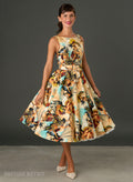 Audrey Leyenda Fully Lined 1950s Inspired Midi Dress