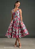 Grace Kelly Pink Peony 1950s Style Dress