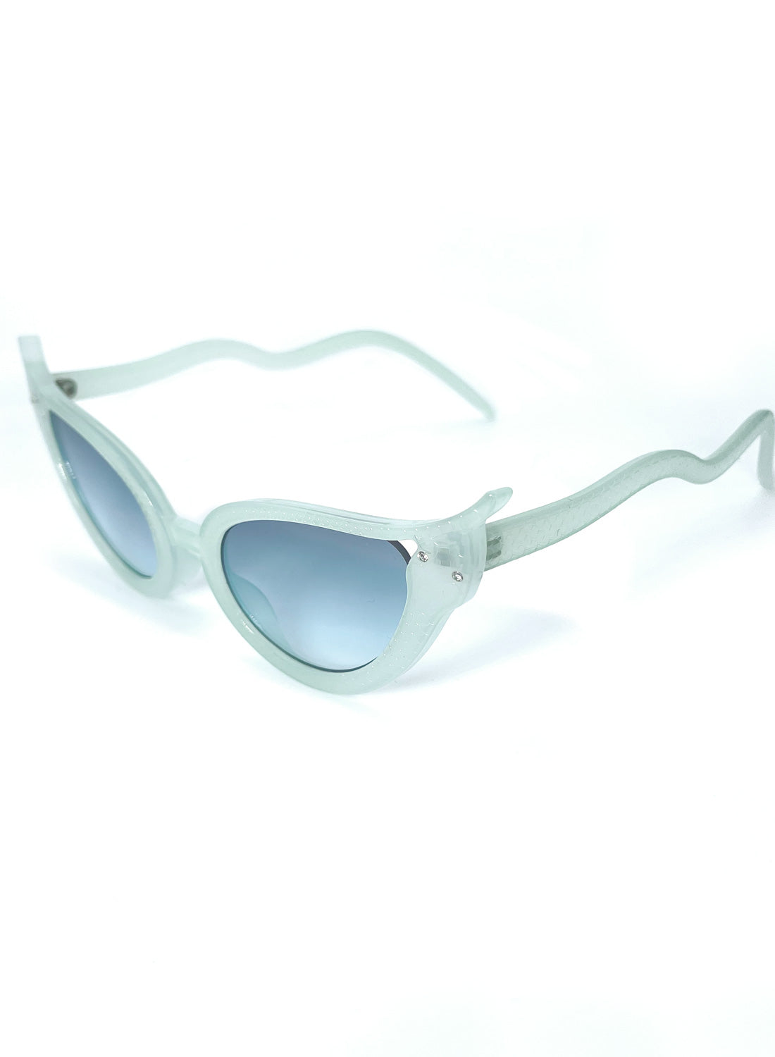 Medusa Sage Mist Cat Eye 50s Sunglasses