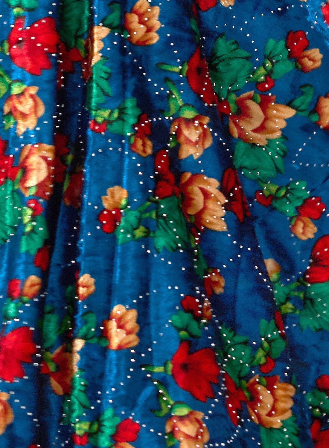 Dee Dee Embellished Aqua Floral Fit & Flare Dress | Women’s Tea Dress