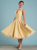 Grace Kelly Buttercup Yellow Jacquard Vintage Inspired Dress