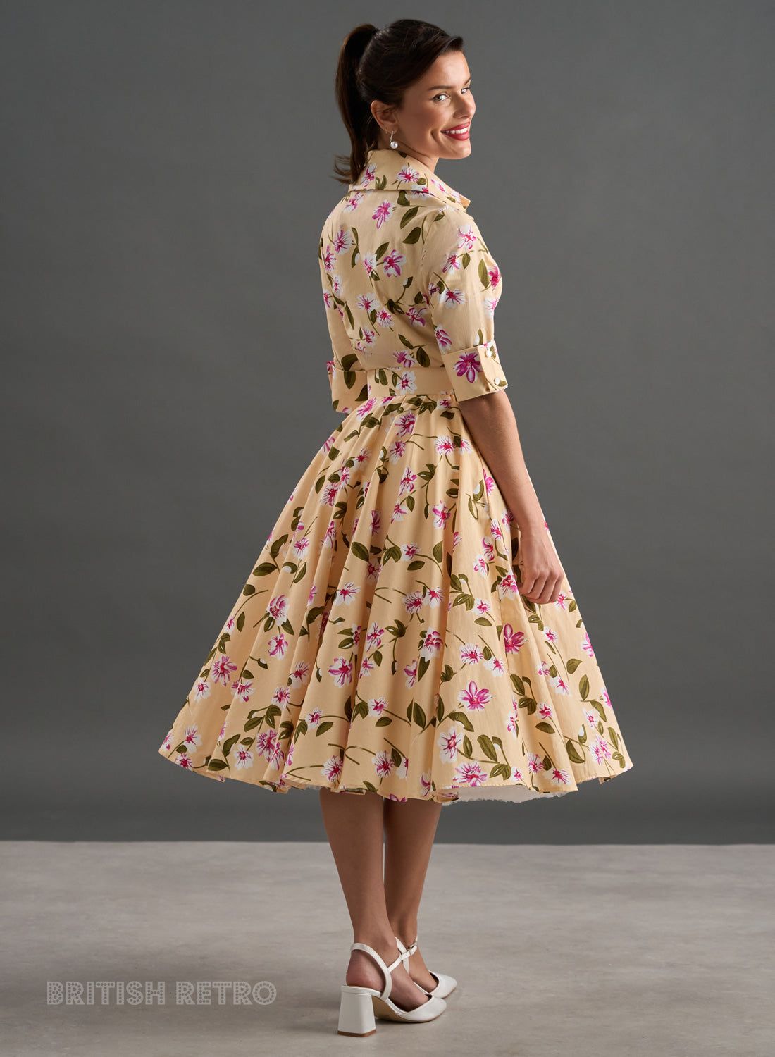 'Way Out West' Honey Blossom 50s Style Swing Dress