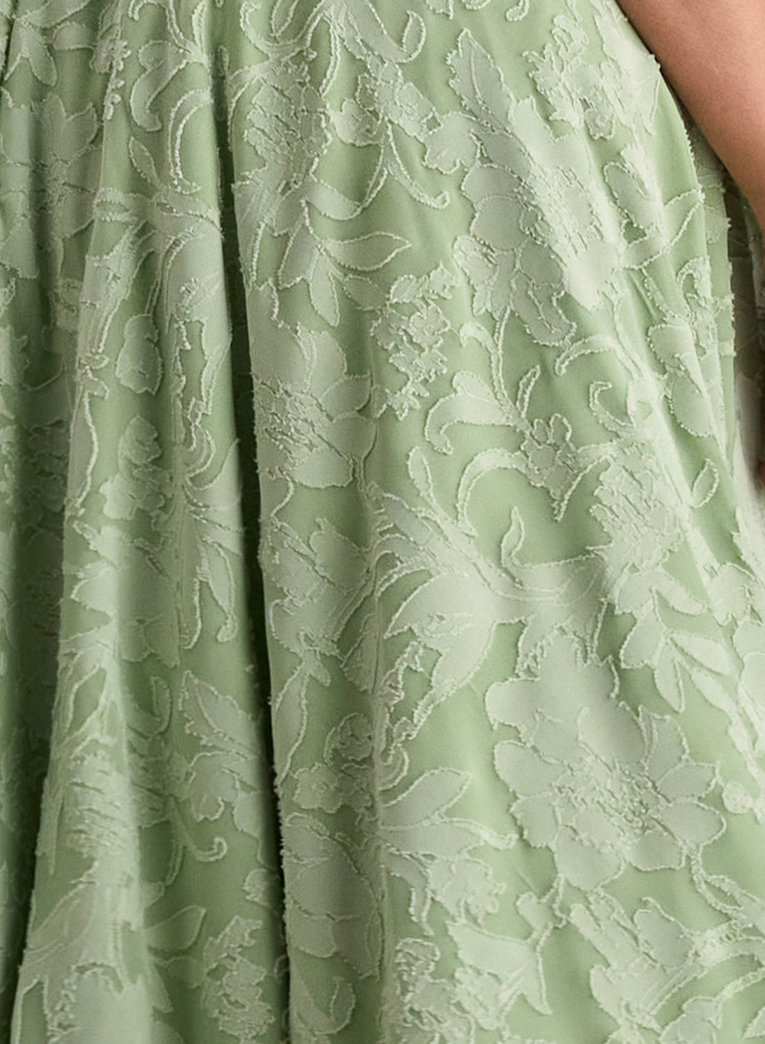 Dee Dee Mint Green Jacquard Full Circle Dress