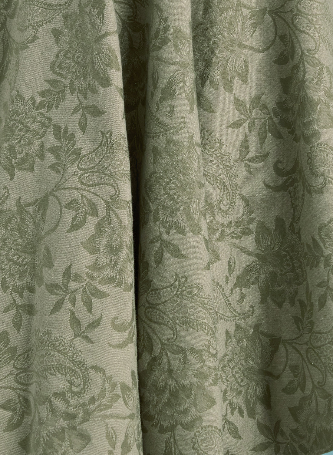 Grace Kelly Sage Green Jacquard Vintage Inspired Dress