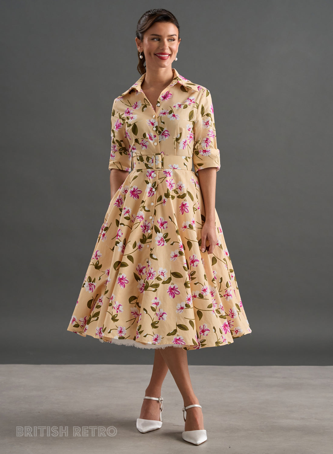 'Way Out West' Honey Blossom 50s Style Swing Dress