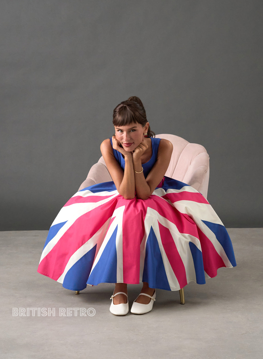 The Bright British Retro Dress