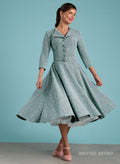 'Tallulah Chanel-esque' Vintage Sweetheart Boucle Dress