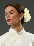 Cream Delilah Flower Hair Clip