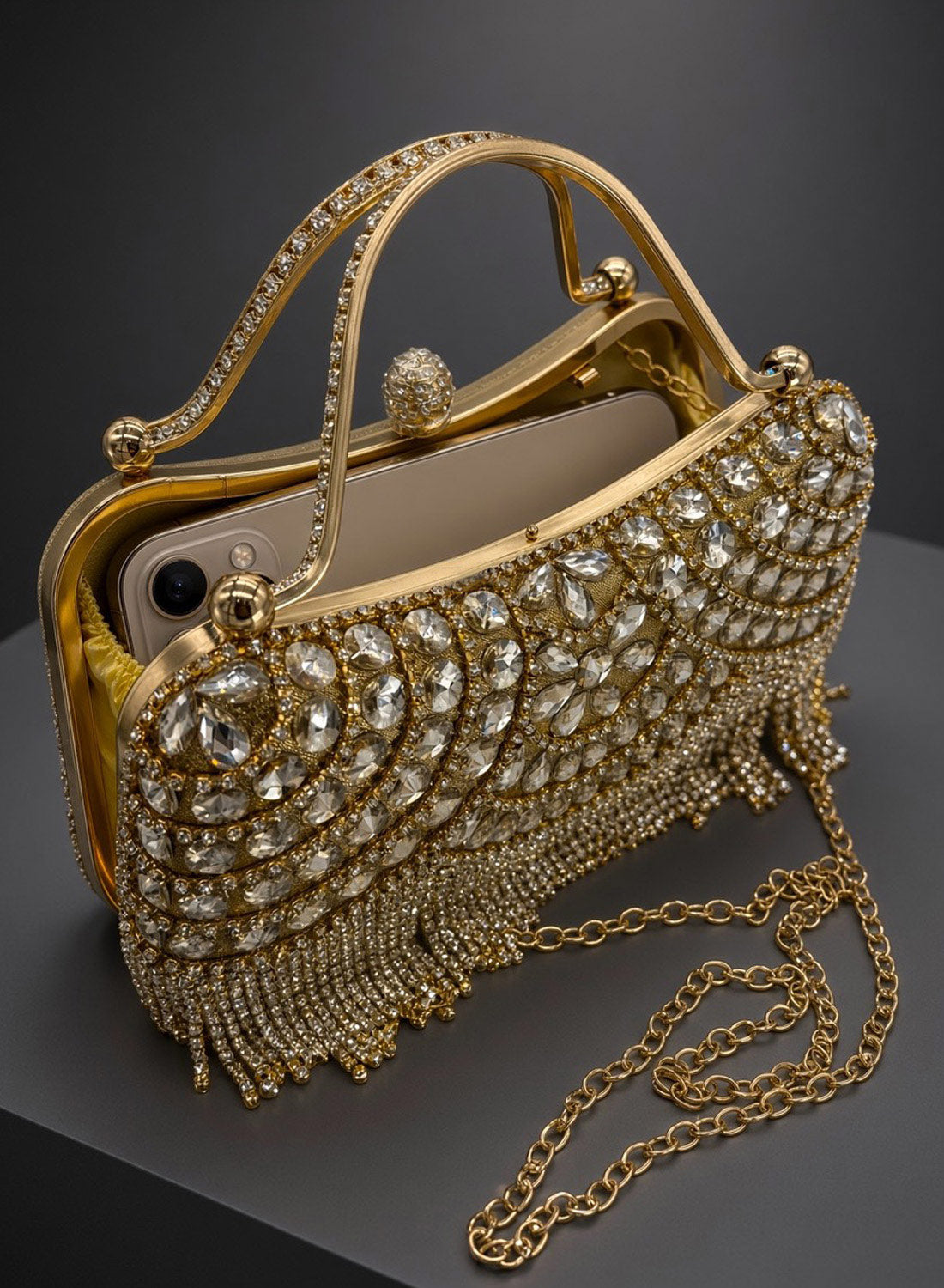 Vivien Leigh Clutch Bag Gold
