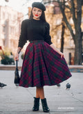 Lindsay Tartan 50s Style 'Bonny Skirt' With Pockets