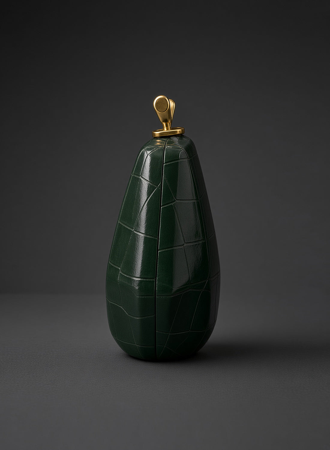 Ingrid Bottle Green Vintage Style Clutch Bag