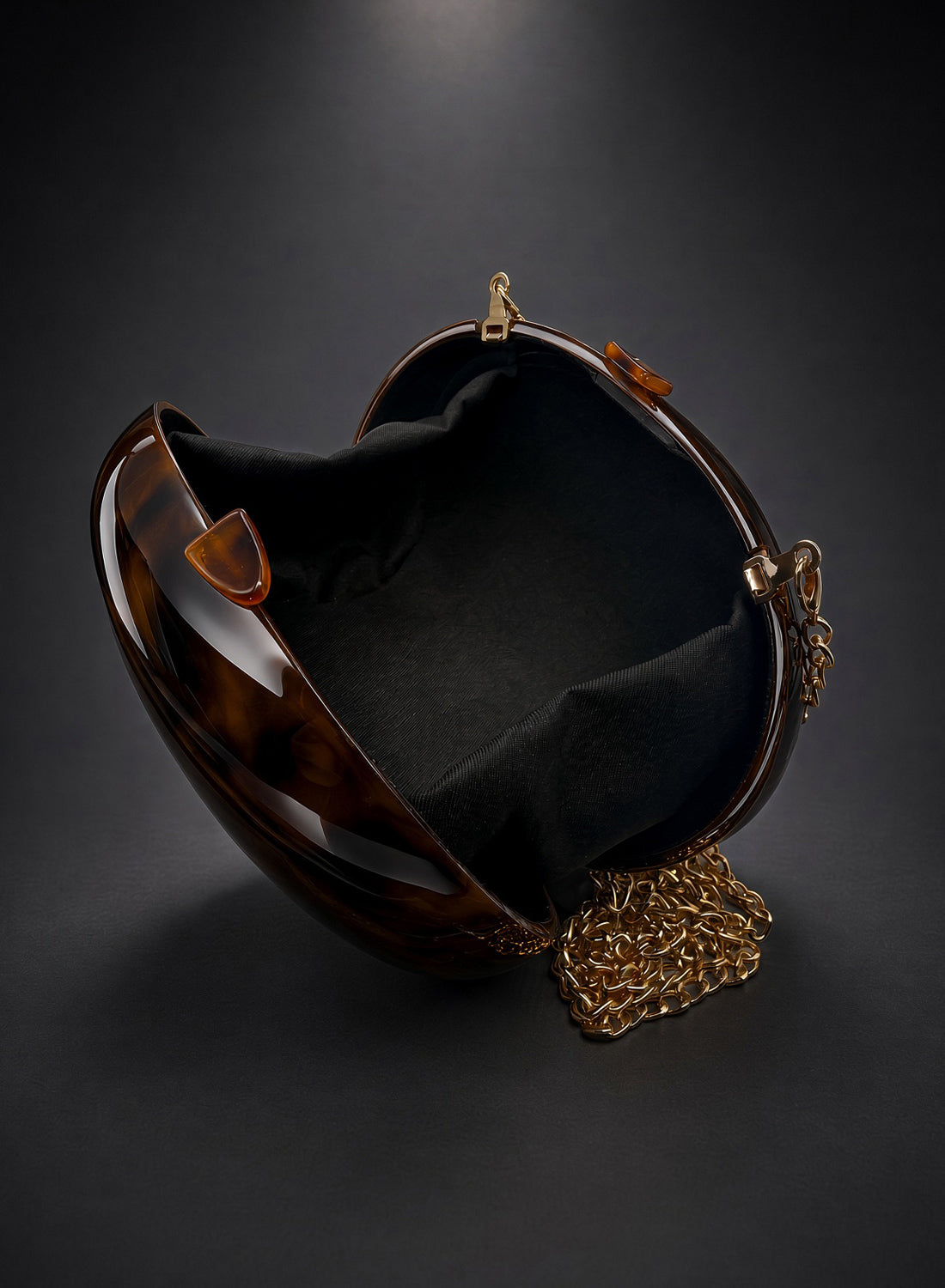 Amber Pebble Vintage Style Clutch Bag