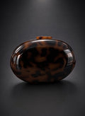 Amber Pebble Vintage Style Clutch Bag