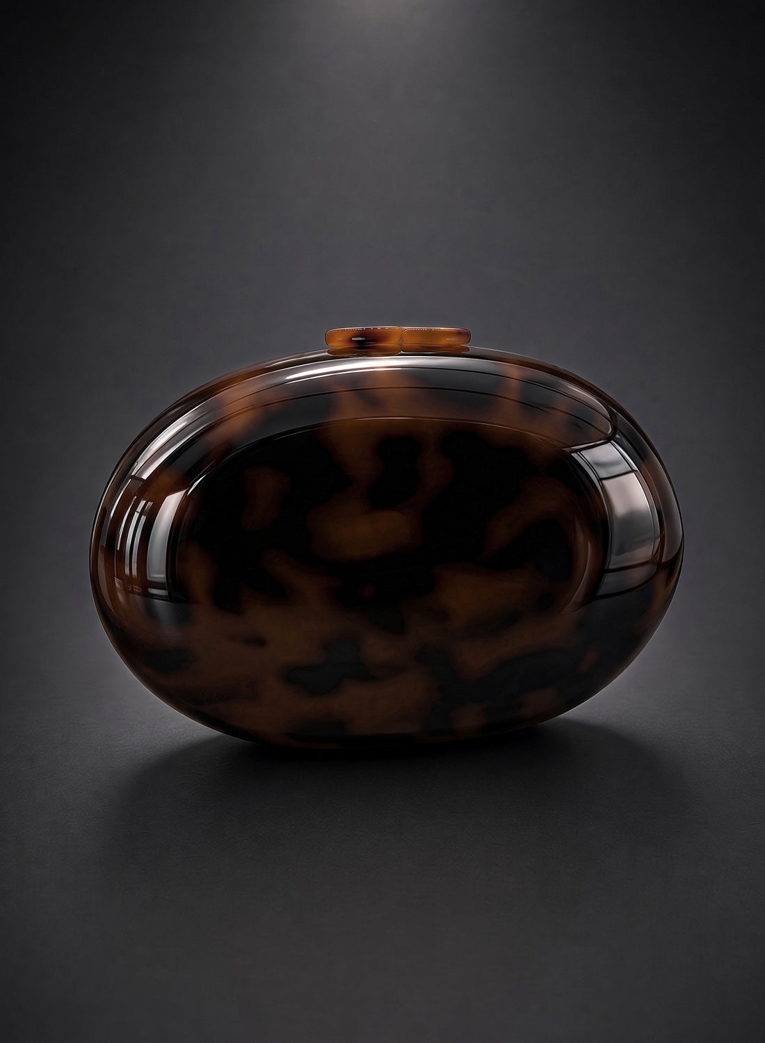 Amber Pebble Vintage Style Clutch Bag