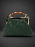 The Wallis Green Faux Snakeskin Handbag