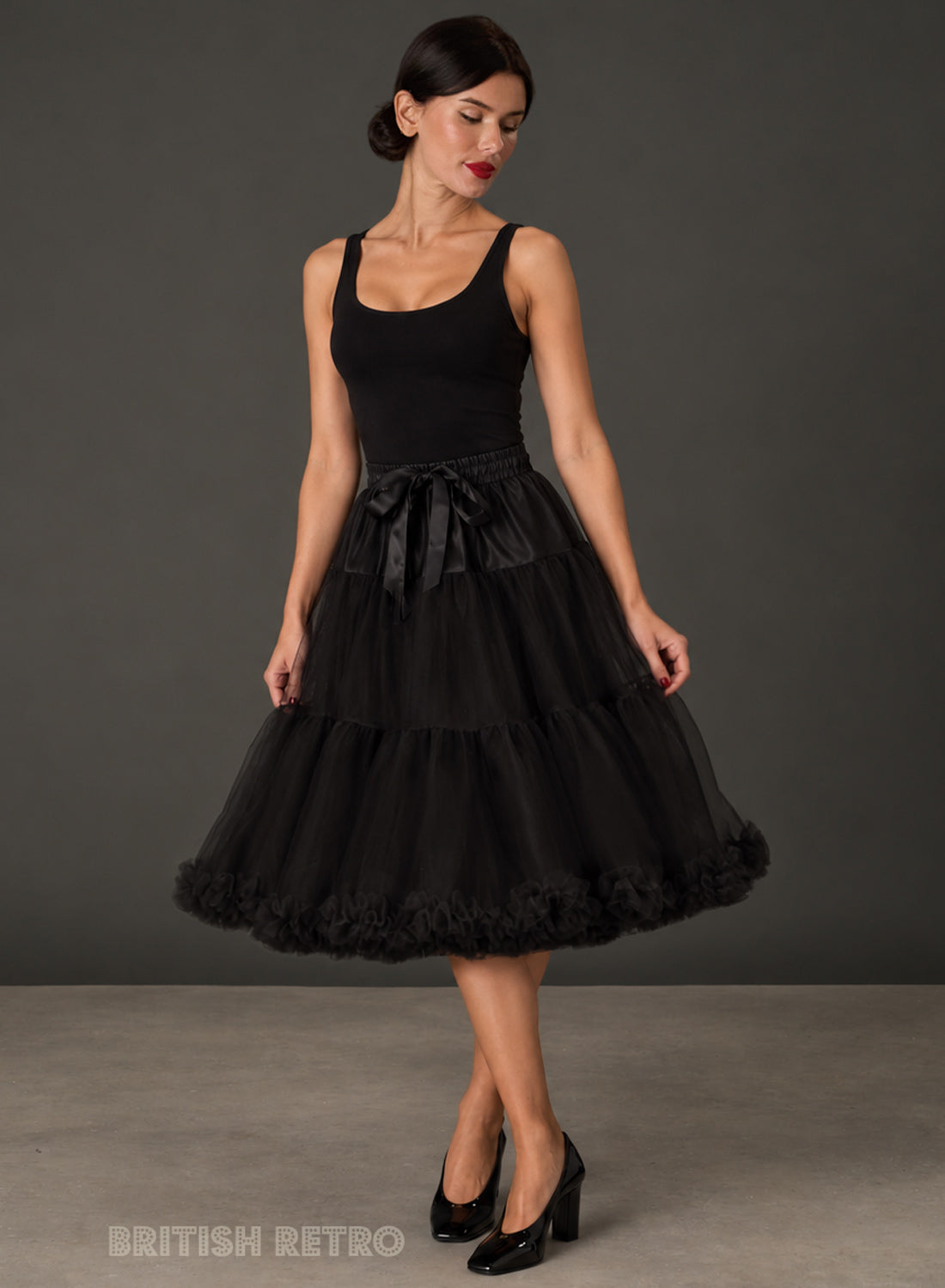 New! Black petticoat