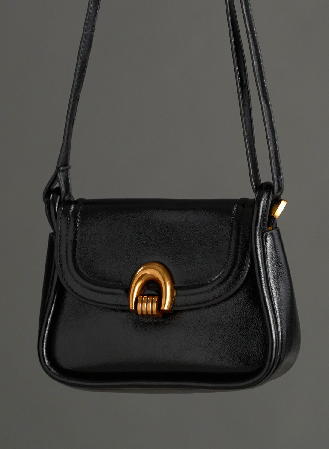 Black Mini Saddle Bag