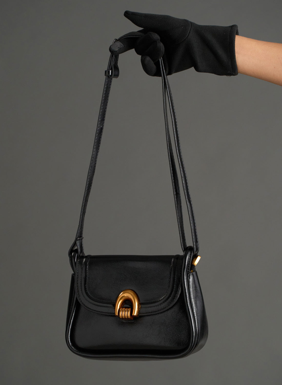 Black Mini Saddle Bag