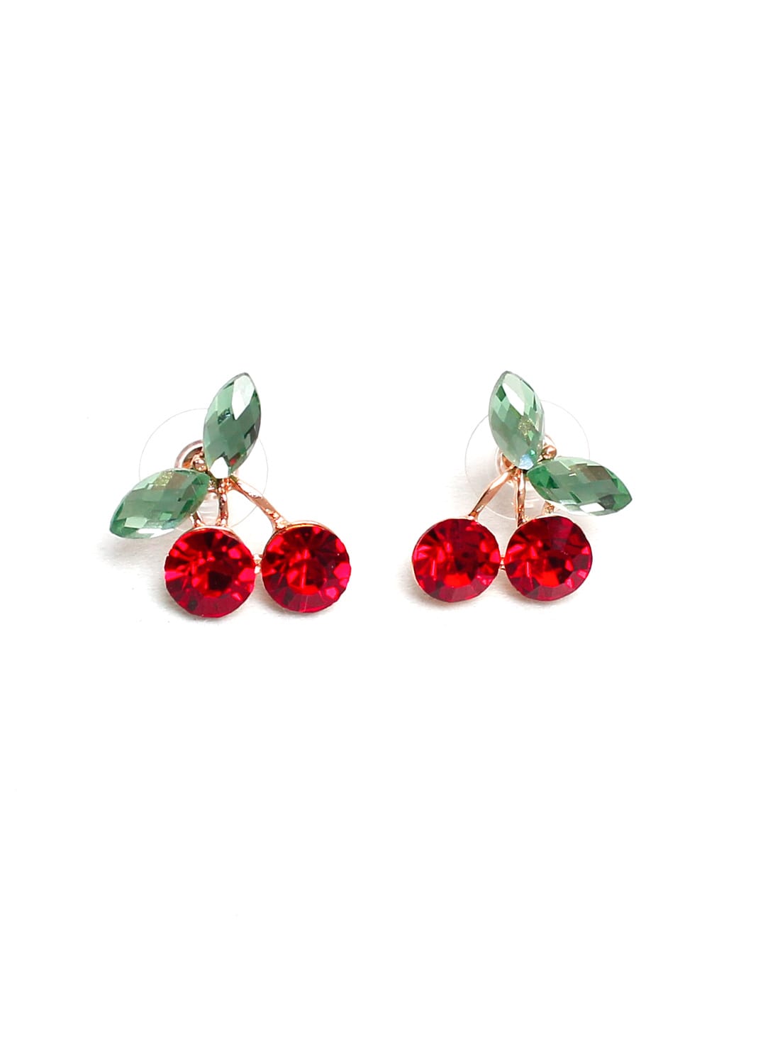 Crystal Cherry Earrings