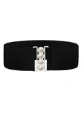 Elasticated Black Waist Belt