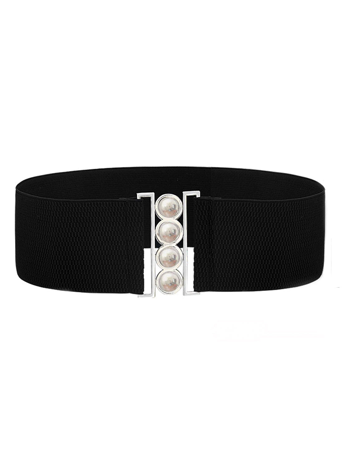 Elasticated Black Waist Belt