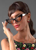 Connie Black Cat-Eye Sunglasses