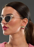 Crystal Cherry Earrings