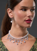 Serenade Faux Pearl & Crystal Choker