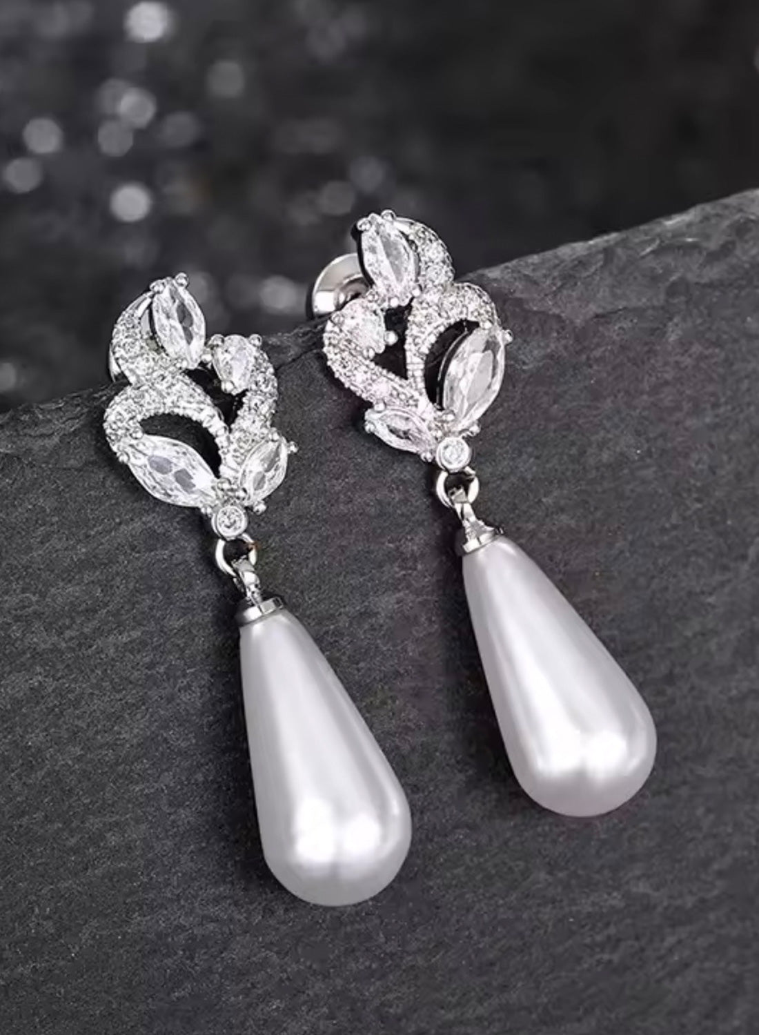 Amelia Pearl Drop Earrings