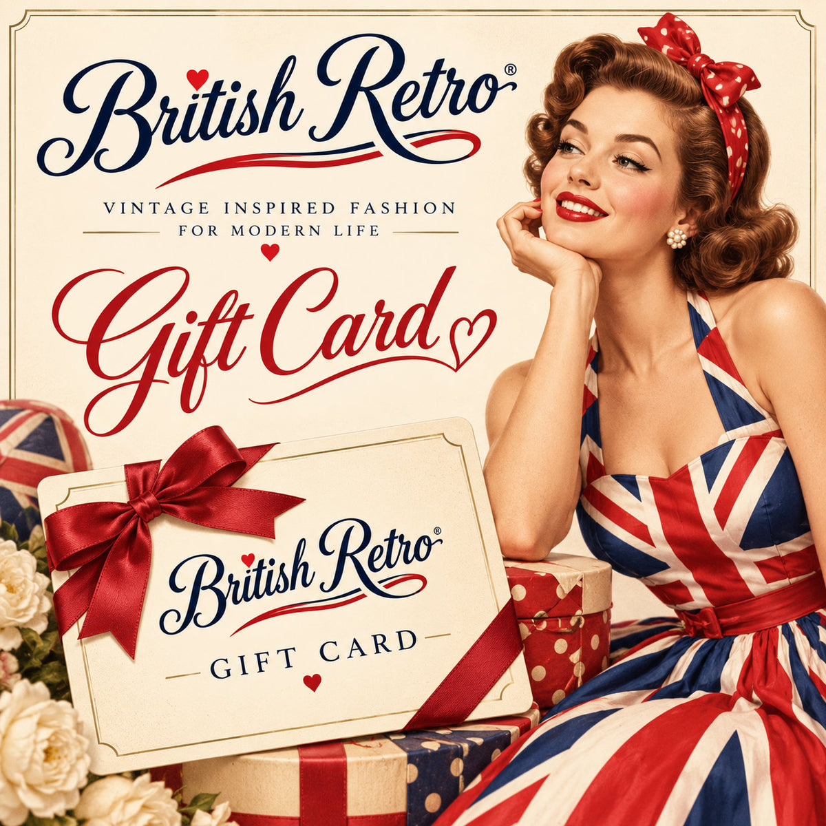 British Retro Gift Card
