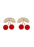 Glam Cherry Earrings