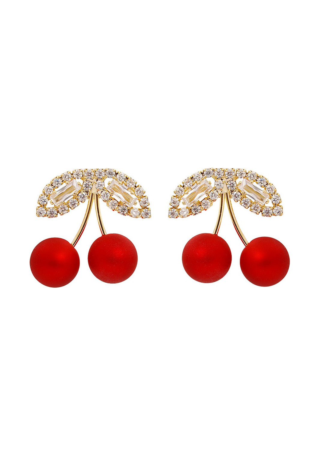 Glam Cherry Earrings