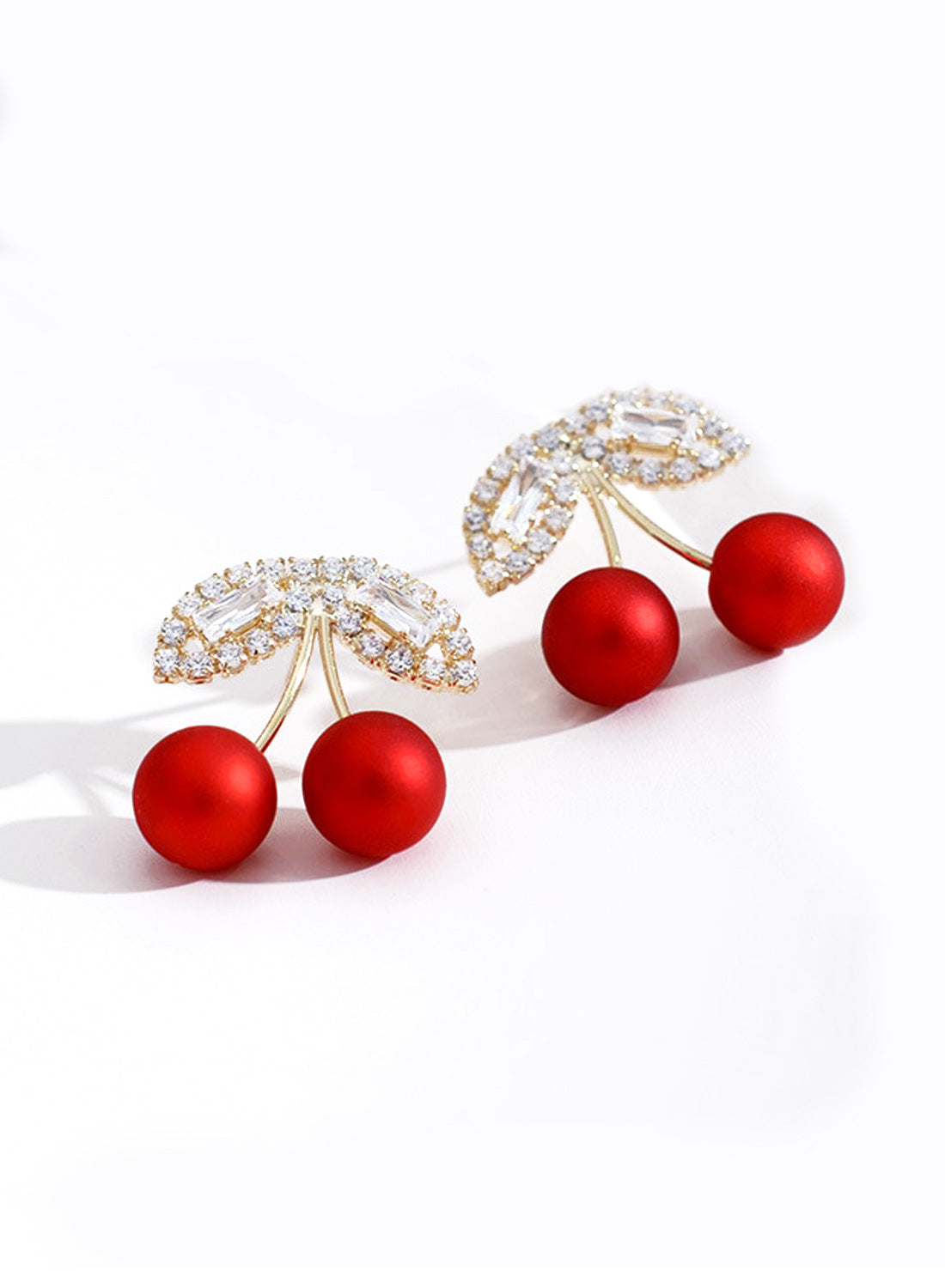 Glam Cherry Earrings