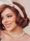 50's Style Twisted Faux Pearl Choker