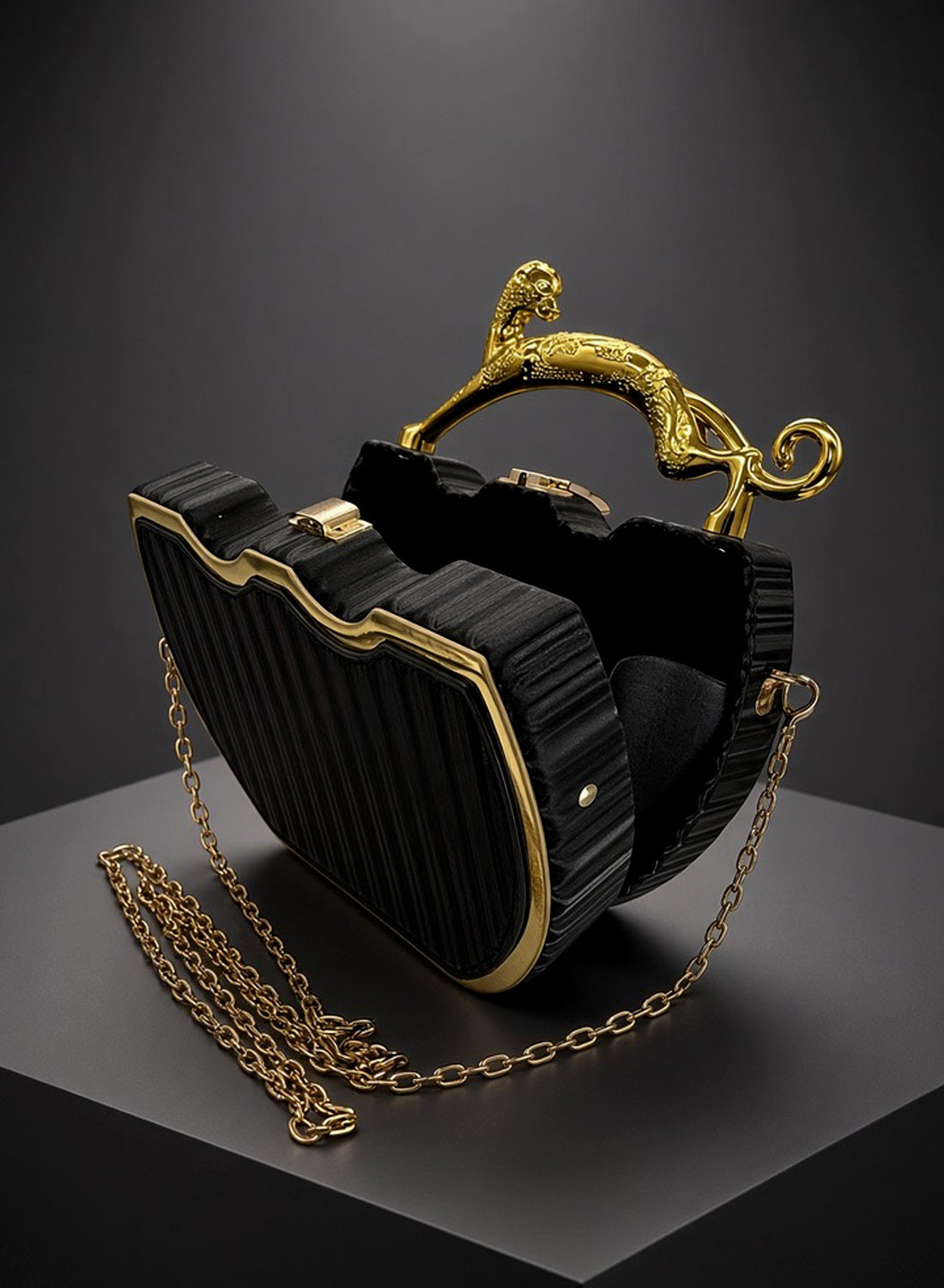 Joan Fontaine Panther Clutch Bag