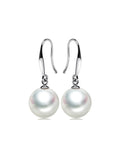 Real River Fresh Water Pearl Silver Drop Earrings