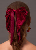 50s Style Rouge Hair Bow
