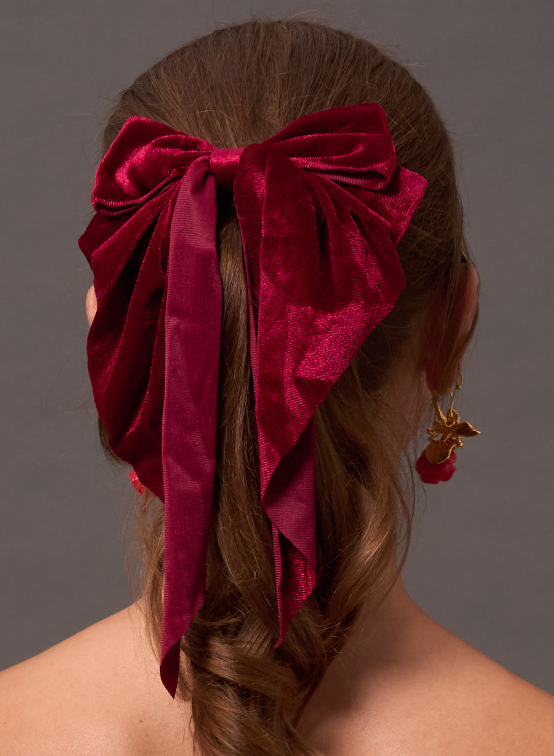 50s Style Rouge Hair Bow