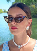 Siren Tortoise Shell Cat-Eye Sunglasses