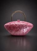 Bonbon Pink Vintage Style Clutch Bag