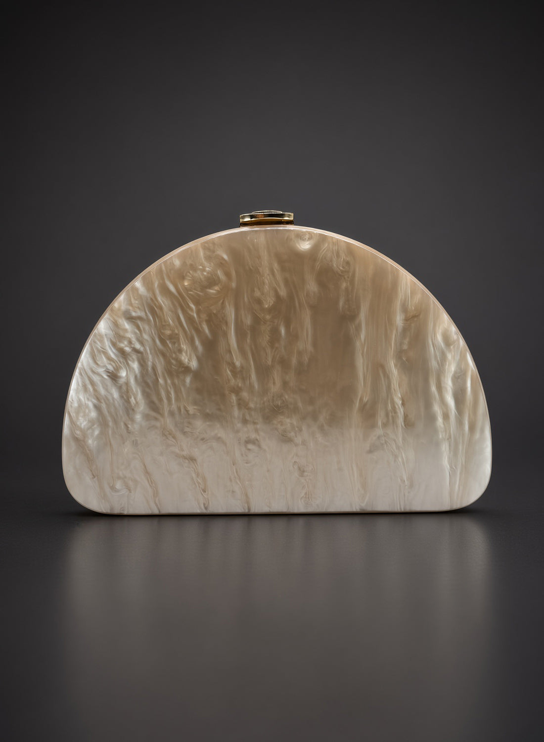 Pearl Moon Vintage Style Clutch Bag