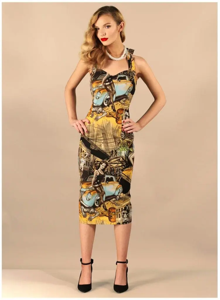 British Retro Vintage Dresses - Zombie Jezebel dress