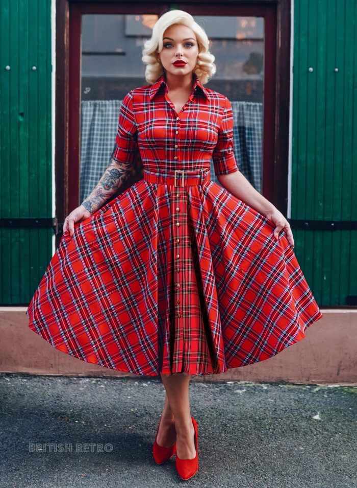 Royal Stewart Tartan 50s Style 