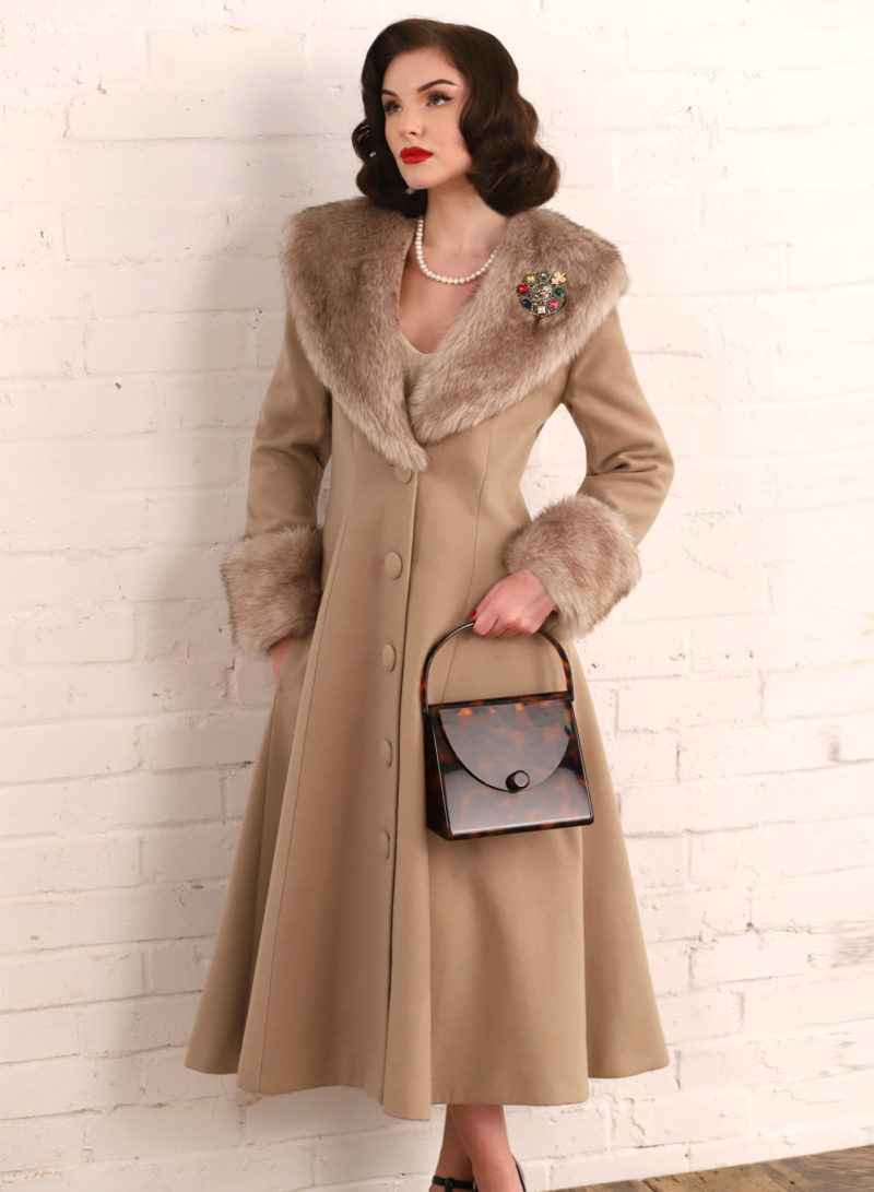 Vintage Style Satin Tea Glove
