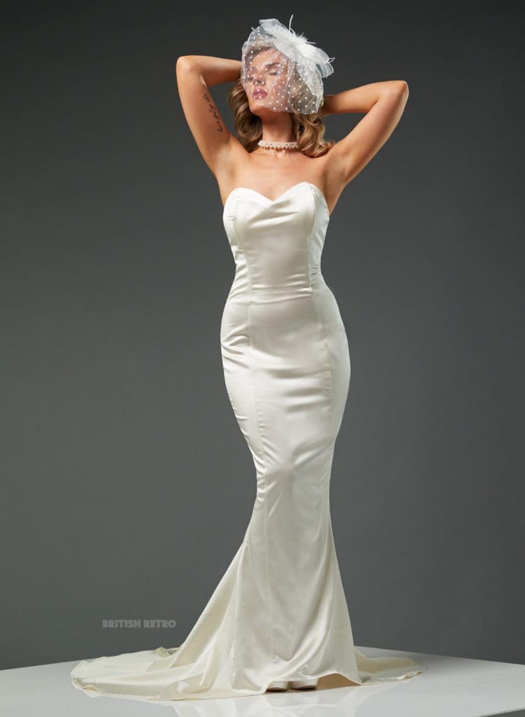 1950s Bronze Pencil Dress