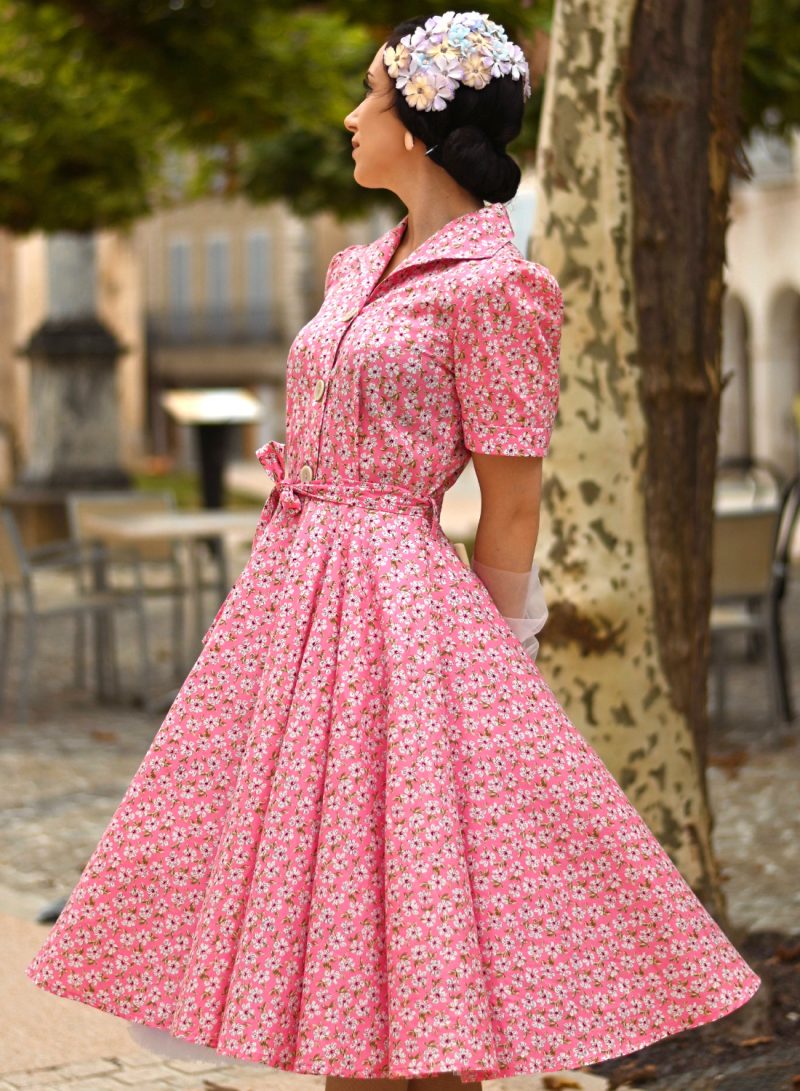 50's retro style broek - lili retro dots - happy print main image 0